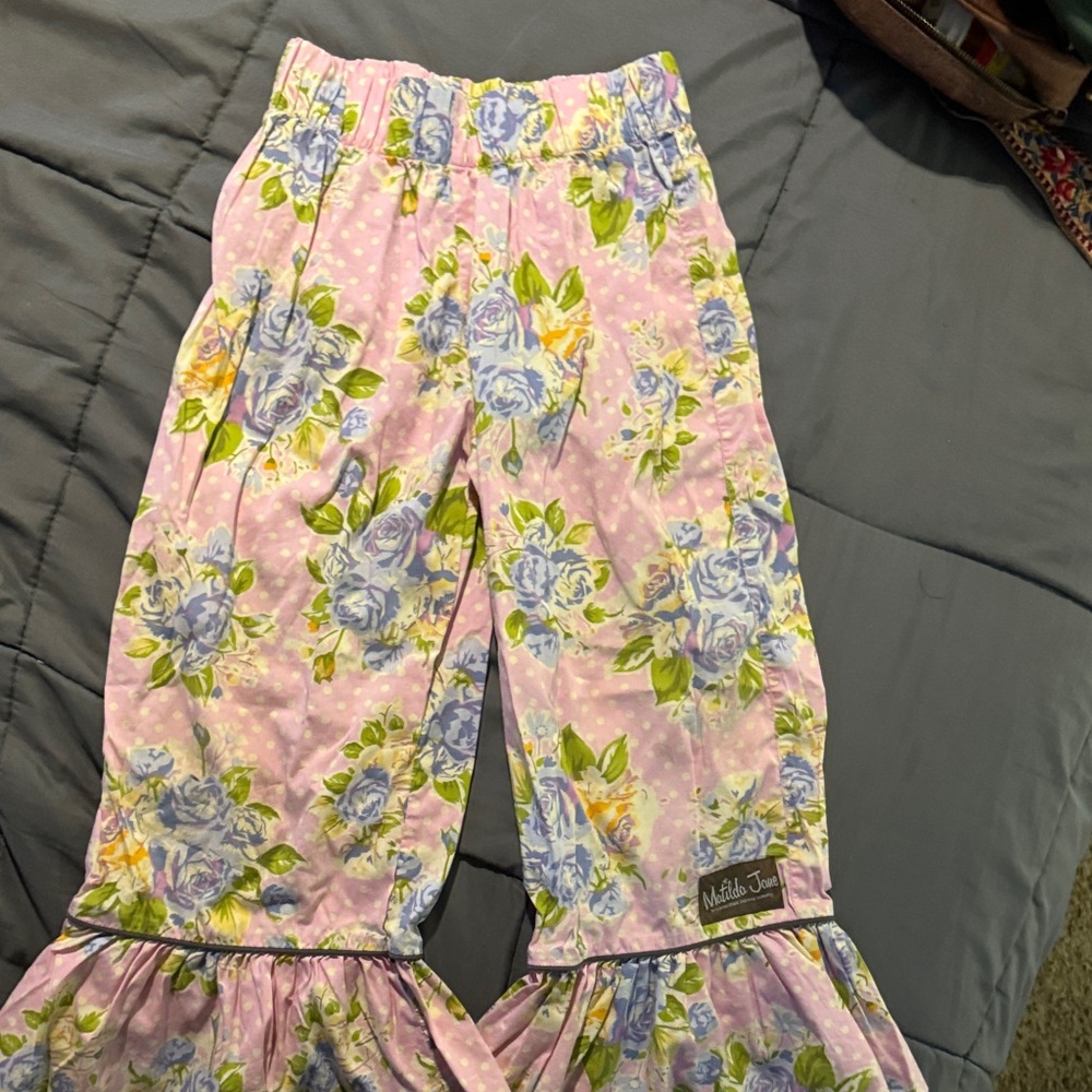 Matilda Jane floral vintage pants. EUC size 8